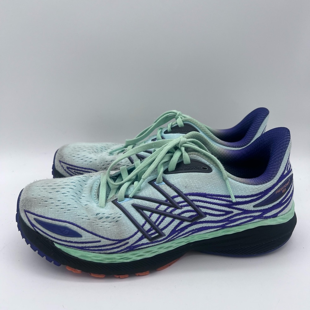 New Balance Fresh Foam X 860 V12 Women 8.5 Running Shoe Blue Training Sneaker - Picture 3 of 9